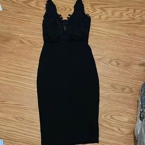 Black Bodycon Semi Formal